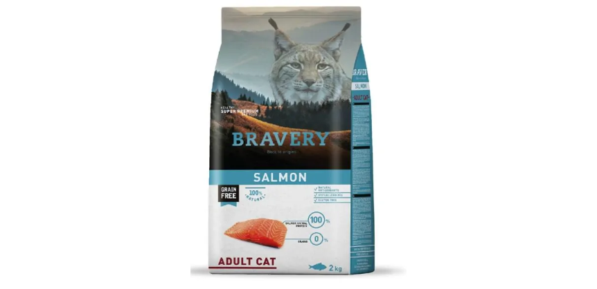 Bravery - Adulto Sabor Salmon 2 Kg