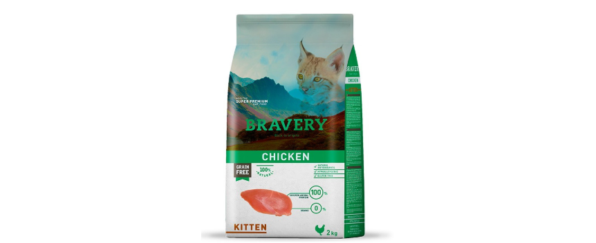 Bravery - Cachorro Sabor Pollo 2 Kg